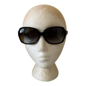 Coach Adelle (HC8013B) Oversized Square Butterfly Sunglasses Black